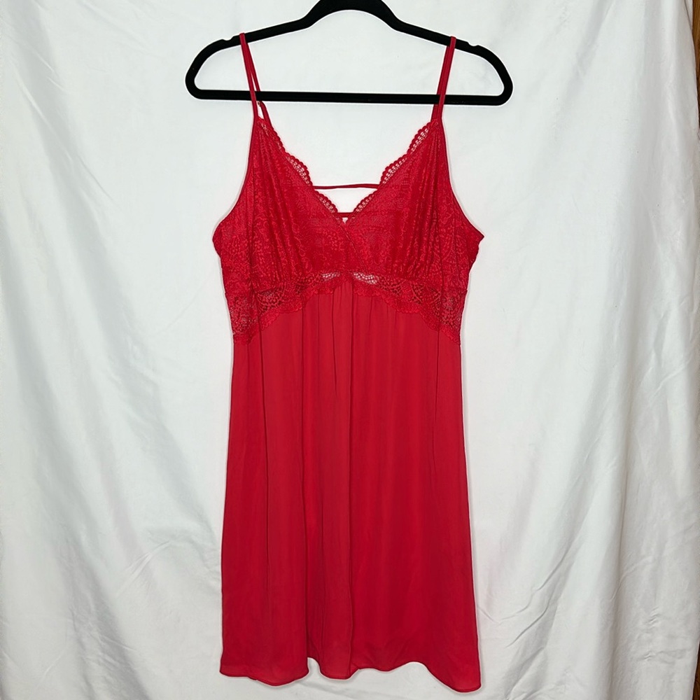 Red Lace Chemise